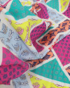 Tecido Viscose Multi Estampas Geométricas Colorida