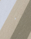 Tecido Linho Misto Estampado Listras Verde, Bege e Offwhite (COM DETALHES)