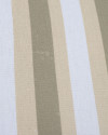 Tecido Linho Misto Estampado Listras Verde, Bege e Offwhite (COM DETALHES)