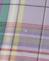 Tecido Cambraia Multi Quadriculado Colorido e Lilás (COM DETALHES)
