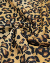 Tecido Viscose Premium Animal Print Preto e Tons de Marrom