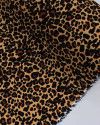 Tecido Viscose Texturizada Animal Print Preto, Terracota e Argila
