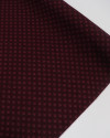 Tecido Viscose Texturizada Estampa Vintage Vermelho e Borgonha