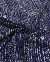 Tecido Viscose Listras em Pingos Branco e Azul