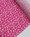 Tecido Viscose Multi Margaridas Branco e Rosa (0.7m)