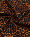 Tecido Viscose Sarjada Italiano Aniamal Print Clássico
