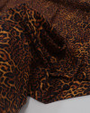Tecido Viscose Sarjada Italiano Aniamal Print Clássico