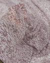 Tecido Crepe Chiffon Italiano Toque de Seda Animal Print Branco e Nude