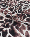 Tecido Viscose Italiano Animal Print Tons de Marrom