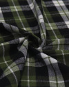 Tecido Flanela Mista Multi Quadriculado Branco, Preto e Verde