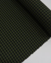 Tecido Flanela Mista Micro Quadriculado Preto e Verde
