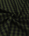Tecido Flanela Mista Micro Quadriculado Preto e Verde