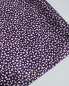 Tecido Viscose Acetinada Italiano Multi Poá Prata, Rosa e Roxo