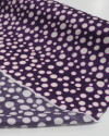 Tecido Viscose Acetinada Italiano Multi Poá Prata, Rosa e Roxo