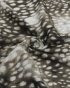 Tecido Viscose Acetinada Italiano Animal Print Estonado Tons de Marorm