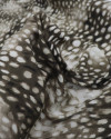 Tecido Viscose Acetinada Italiano Animal Print Estonado Tons de Marorm