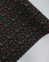 Tecido Viscose Texturizada Liberty Vermelho, Verde e Preto