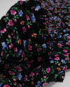 Tecido Viscose Texturizada Liberty Azul, Rosa, Verde e Preto