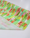 Tecido Viscose Italiano Pinceladas Neon