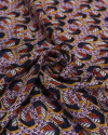 Tecido Crepe Chiffon Texturizado Italiano Mico Estampa Rosa