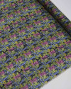 Tecido Crepe Chiffon Italiano Grosso Acetinado Escamas Abstratas Colorido