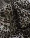 Tecido Suede Grosso Italiano Animal Print Tons de Marrom
