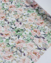 Tecido Crepe Chiffon Italiano Tapete Floral Colorido