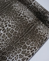 Tecido Suede Grosso Italiano Animal Print Tons de Marrom