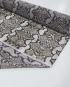 Tecido Crepe Chiffon Italiano Animal Print Pele de Cobra