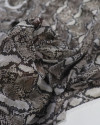 Tecido Crepe Chiffon Italiano Animal Print Pele de Cobra