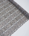 Tecido Crepe Chiffon Italiano Animal Print Pele de Cobra
