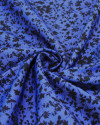 Tecido Tencel Micro Ramos Preto e Azul Marinho