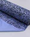 Tecido Viscose Micro Ramos Delicados Preto e Azul Ardósia