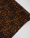 Tecido Viscose Macro Animal Print Preto e Amarelo Queimado