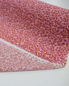 Tecido Viscose Micro Pétalas Terracota e Rosa
