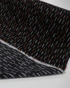 Tecido Viscose Texturizada Riscos Caramelo, Coral e Creme
