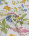 Tecido Viscose Texturizada Jardim Floral Candy Color
