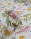 Tecido Viscose Texturizada Jardim Floral Candy Color