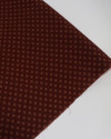 Tecido Viscose Texturizada Estampa Vintage Caramelo e Chocolate