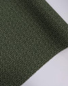 Tecido Viscose Micro Pingos Creme e Verde Militar