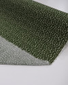 Tecido Viscose Micro Pingos Creme e Verde Militar