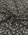 Tecido Viscose Texturizada Liberty Vanila e Preto