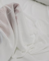 Tecido Crepe Chiffon Offwhite