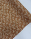 Tecido Viscose Micro Liberty Creme e Caramelo