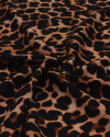Tecido Viscose Animal Print Clássico Terracota