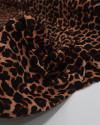 Tecido Viscose Animal Print Clássico Terracota