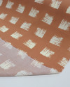 Tecido Viscose Estampa Geométrica Creme e Argila