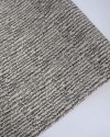 Tecido Viscose Texturizada Listras em Chevron Preto Mescla e Creme