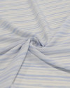 Tecido Crepe Koshibo Leve Listrado Tons de Azul