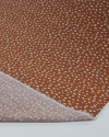 Tecido Viscose Texturizada Micro Pingos Creme e Argila